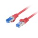 Lanberg PCF6A-10CC-0025-R cable de red Rojo 0,25 m Cat6a S/FTP (S-STP)